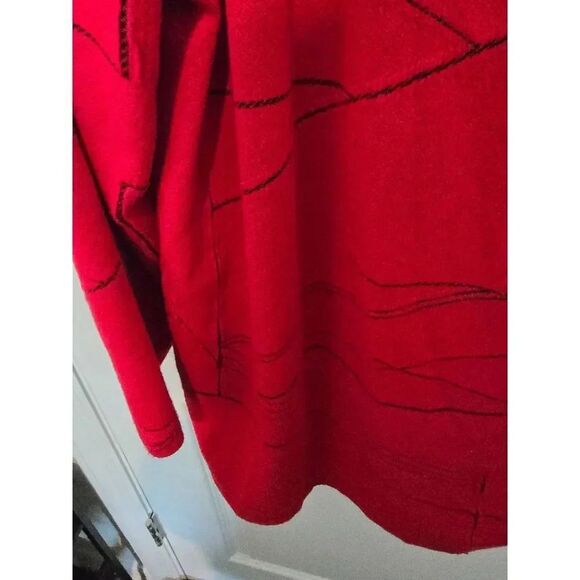 Ali Miles Red Blouse Large - Picture 9 of 9